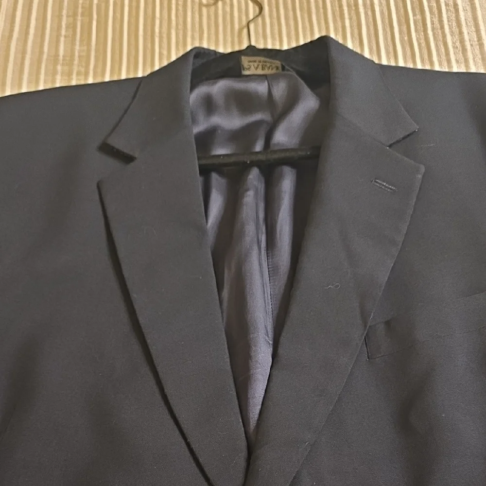Jos. A. Bank Wool Dark Blue Men's Blazer